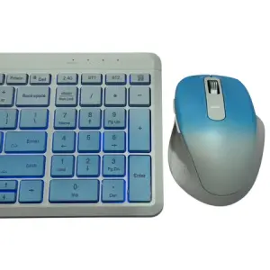 Premium Multi-Device Wireless Keyboard & Ergonomic Mouse Combo | Bluetooth, 2.4G Mac/Windows